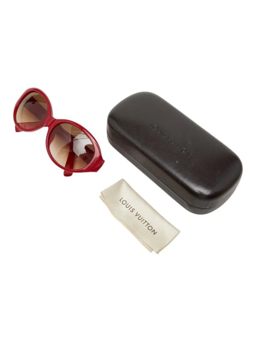 Louis Vuitton Obsession Sunglasses Red Acetate Eyewear